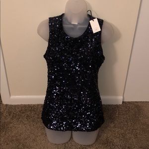 GAP Sleeveless Sequin Top